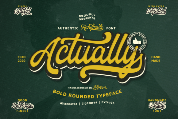 Actually: The Handwritten Typeface That Elevates Small Business Branding