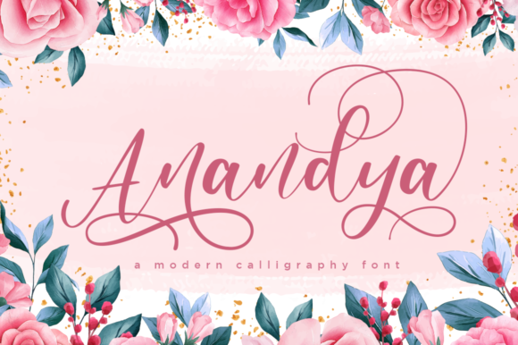 Anandya: A Timeless Handwritten Typeface for Elegant Brand Identity
