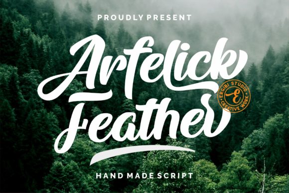 Arfelick Feather: The Perfect Typeface for Handmade Branding