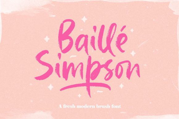 Baille Simpson: The Elegant Script Typeface for Digital Branding