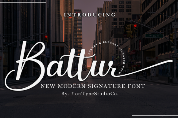Battur: The Handwritten Typeface That Elevates Campaign Visuals