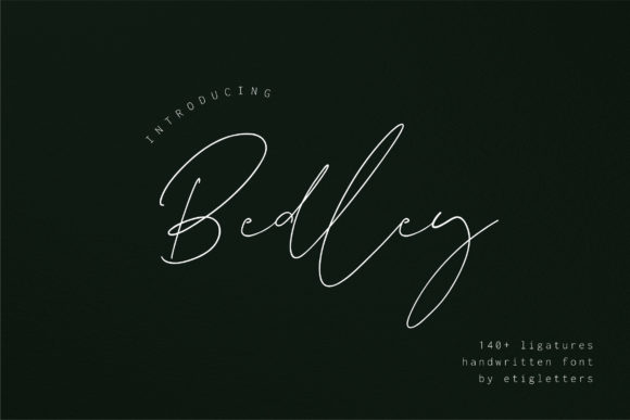 Bedley: A Relaxed Handwritten Typeface for Authentic Branding