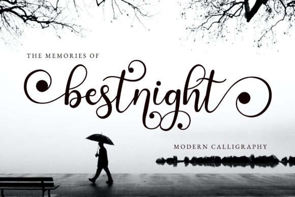Bestnight: The Elegant Handwritten Font for Your Craft Business