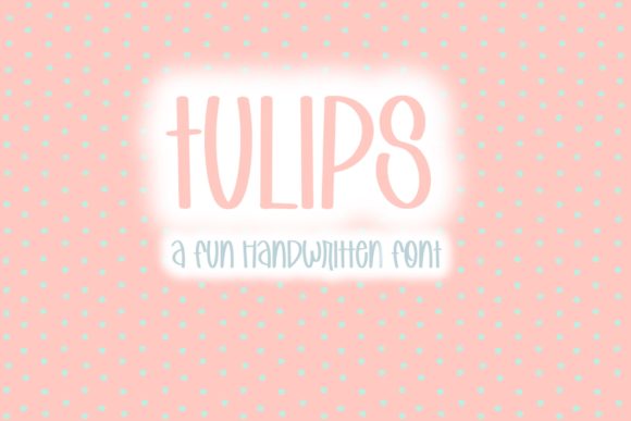 Bringing Joy to Your Shop with the Tulips Typeface