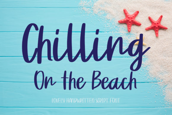Chilling on the Beach: The Perfect Handwritten Font for Modern Editorial Design