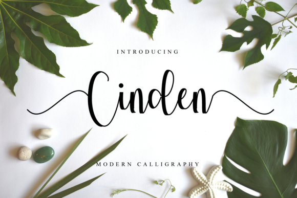 Cinden: A Flowing Handwritten Font for Modern Craft Projects
