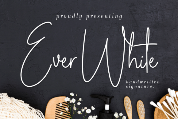 Ever White: The Elegant Script Font for Handmade Brands