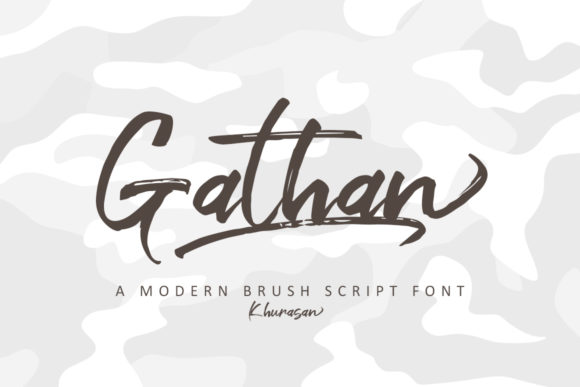 Gathan Typeface: A Designer’s Take on Elegant Script Branding