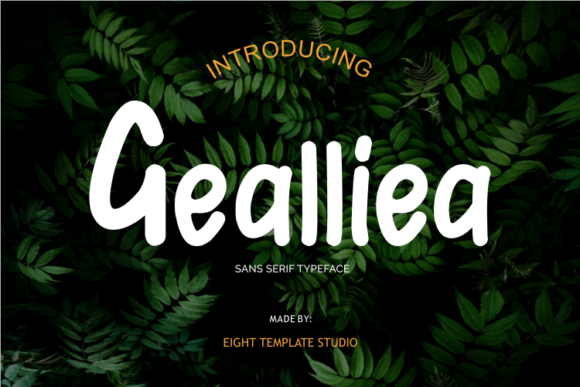 Gealliea: The Handwritten Typeface That Elevates Editorial Design
