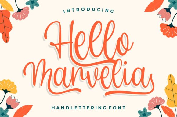 Hello Marvelia: The Handwritten Typeface for Scroll-Stopping Campaigns