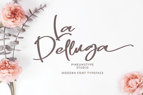 La Delluga: A Handwritten Typeface for Modern Editorial Design