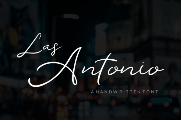 Las Antonio: A Handwritten Font for Elegant Brand Identity