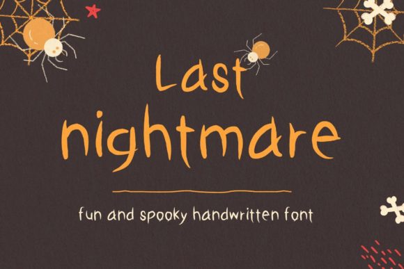 Last Nightmare: The Spooky Handwritten Font for Modern Web Design