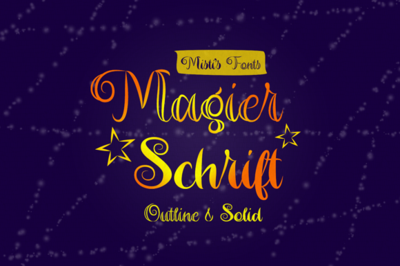 Magier Schrift: A Handwritten Typeface for Editorial Elegance