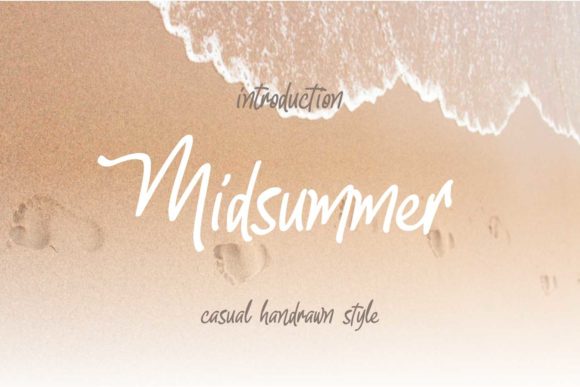 Midsummer: A Handwritten Typeface for Modern Digital Branding