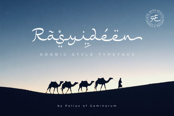 Rasyideen: The Handwritten Typeface That Elevates Campaign Visuals