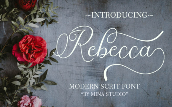 Rebecca: A Delicate Handwritten Typeface for Elegant Branding
