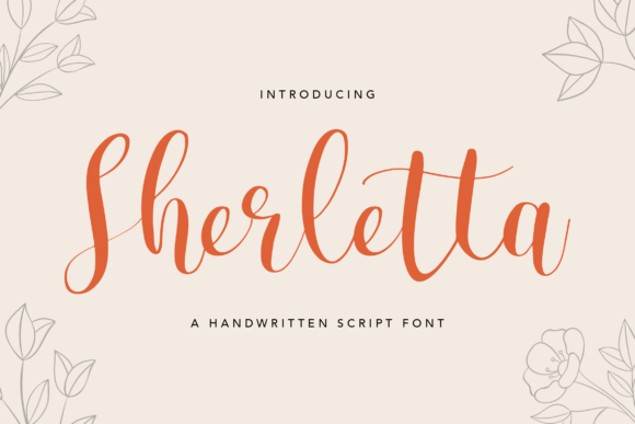 Sherletta: A Timeless Handwritten Typeface for Editorial Design
