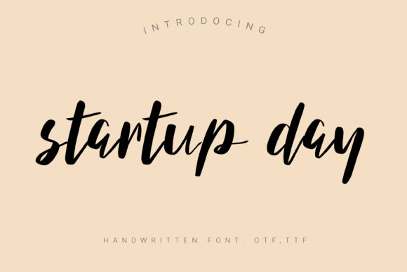 Startup Day: The Handwritten Typeface That Elevates Brand Identity