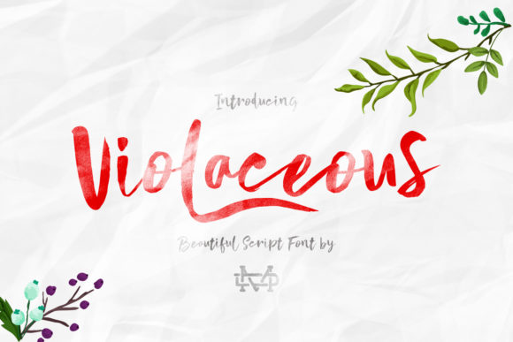 Violaceous: The Handwritten Typeface for Elegant Web Experiences