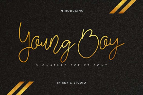 Young Boy Typeface: A Designer’s Take on Handwritten Elegance